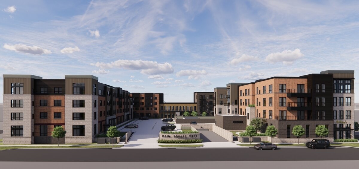 Main Square West West Parking View 1.3 - Schwab Construction